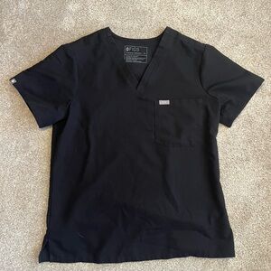 FIGS Women’s Black Scrub Top- size M